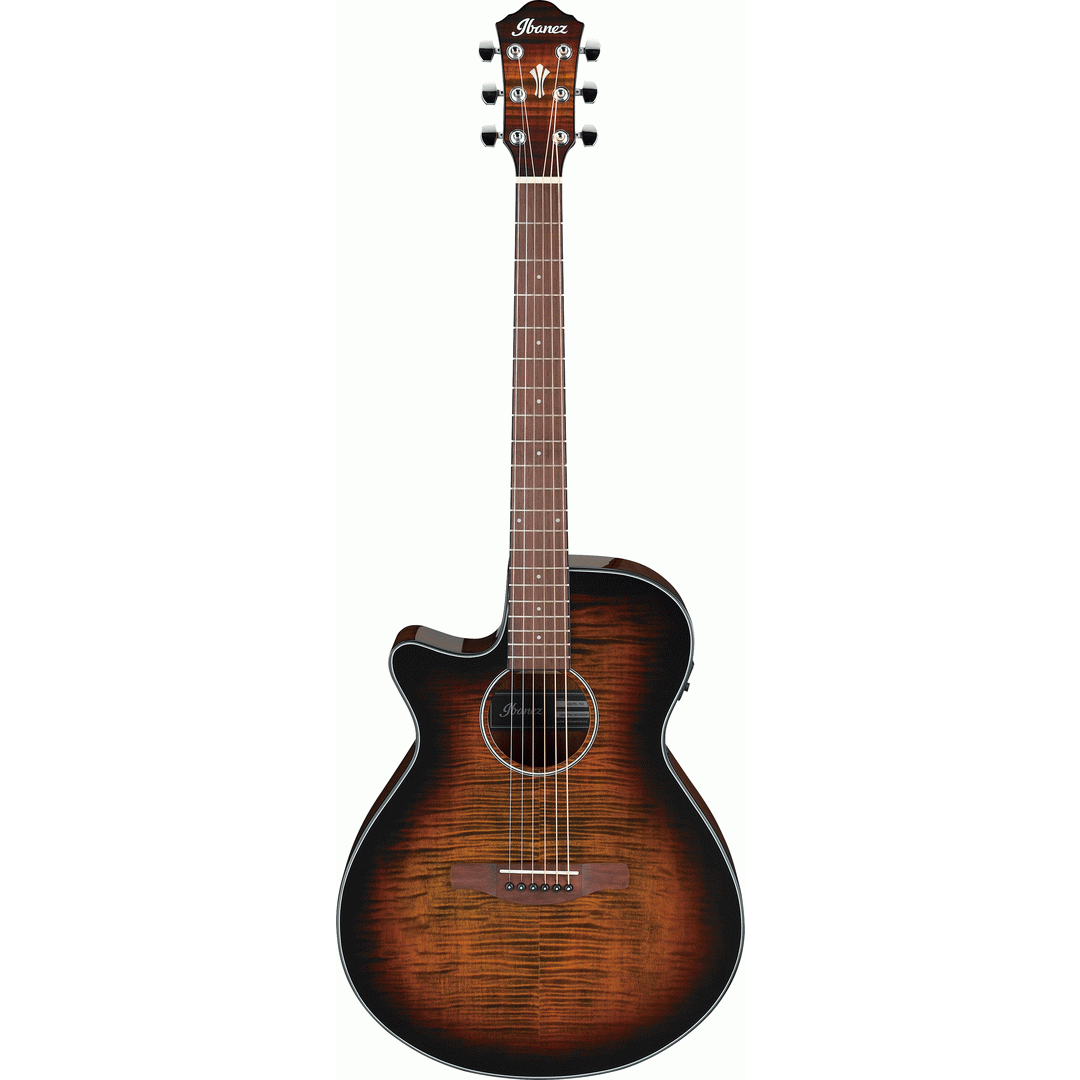 Ibanez AEG70L Tiger Burst High Gloss Acoustic Guitar