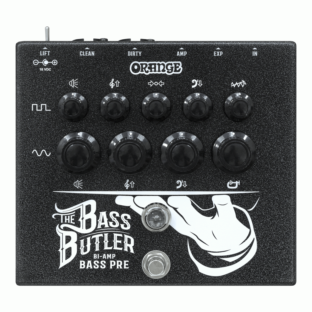 Orange Bass Butler Bi Amp Bass Pre Amp Pedal