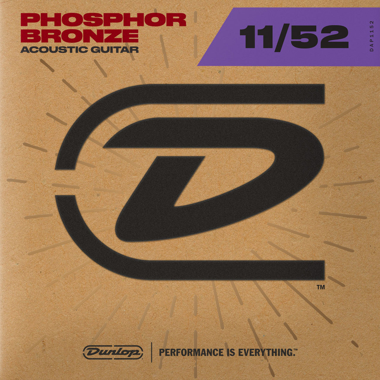Dunlop Phosphor Bronze Acoustic Guitar Strings 11/52