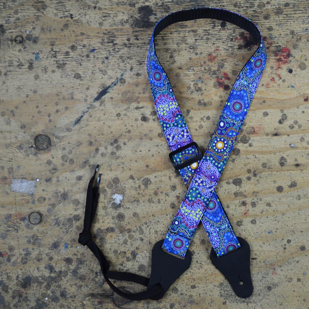 Colonial Leather Ukulele Strap - Yalke Wetlands
