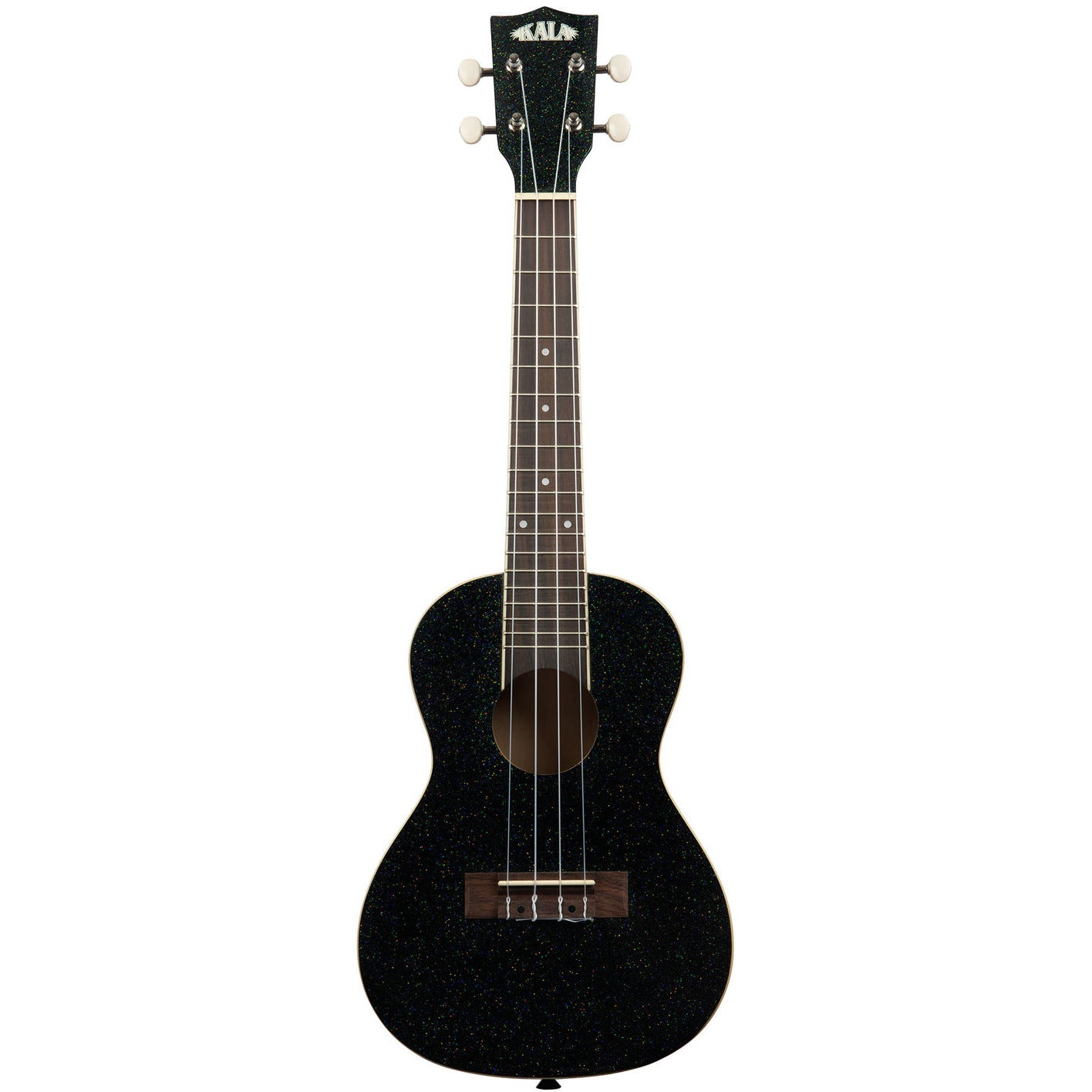 Kala Concert Sparkle Uke-Black