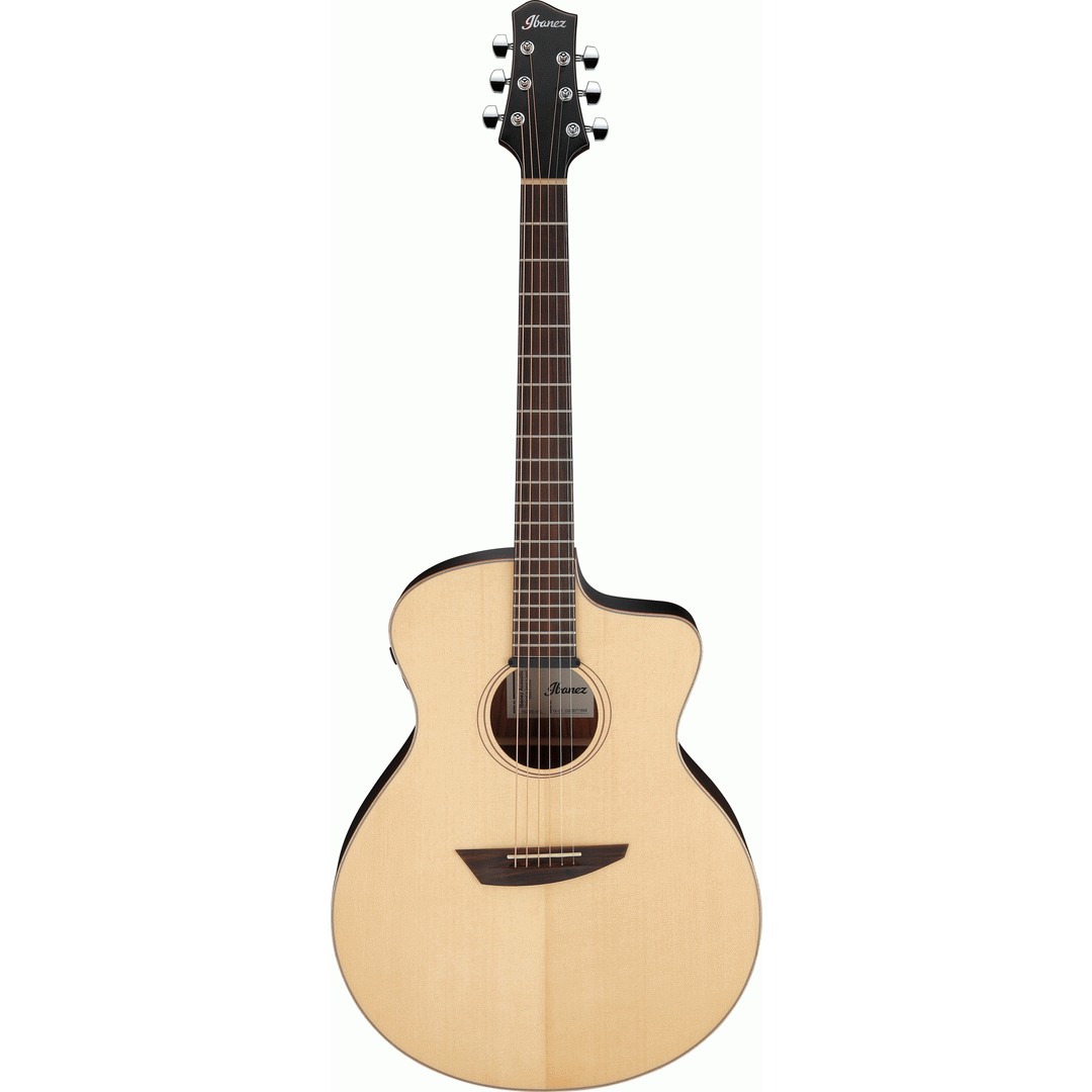 Ibanez PA300E Natural Satin Top, Natural Low Gloss Back and Sides Acoustic Guitar