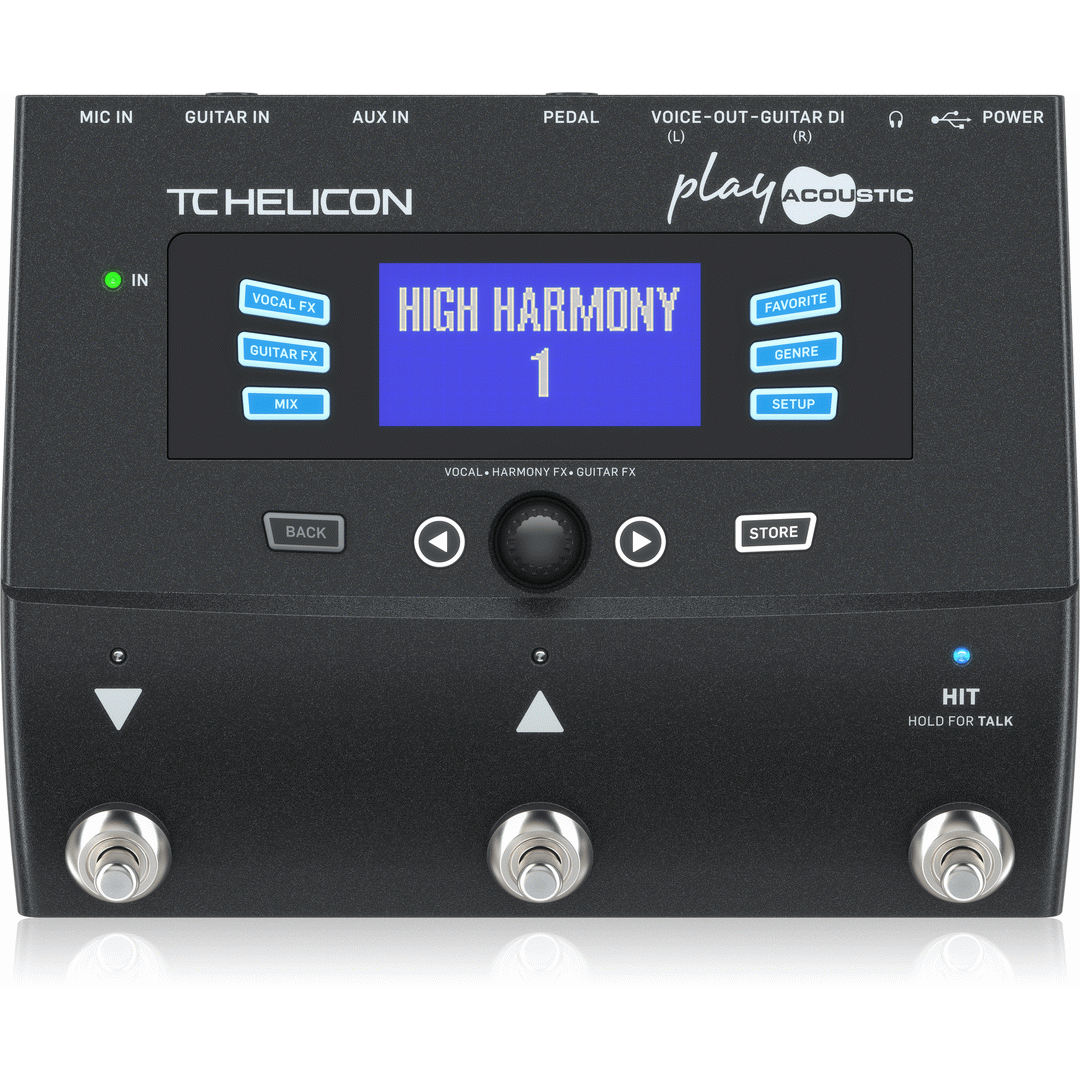 Tc Helicon Play Acoustic Vocal Processor Pedal
