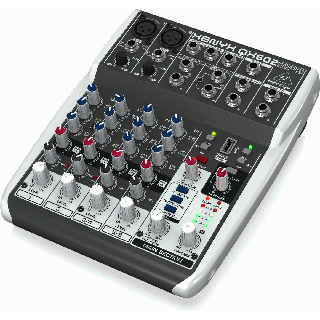 Behringer Xenyx Qx602MP3 Mixer