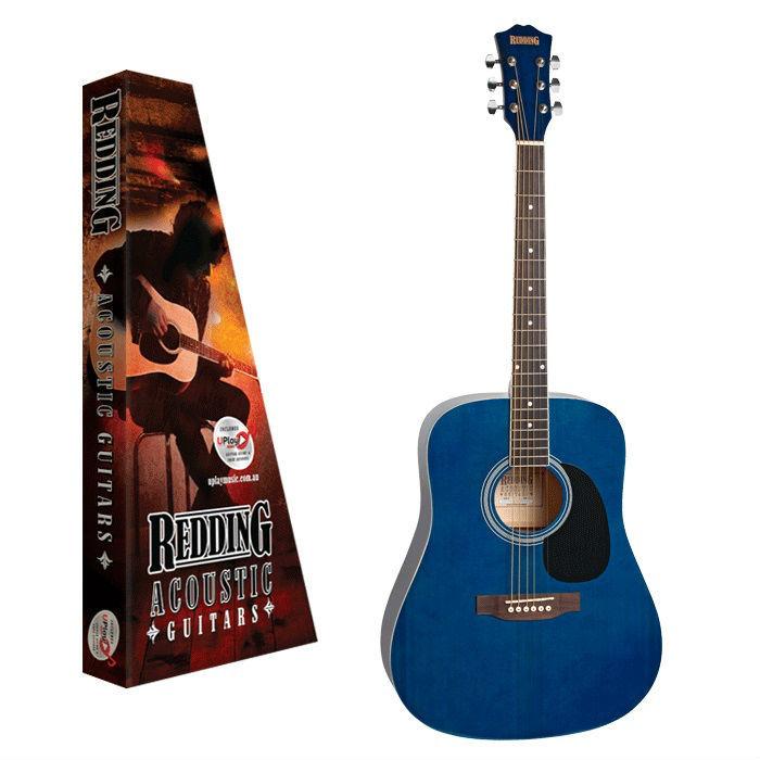 Redding RED50 Acoustic Guitar Pack Transparent Blue