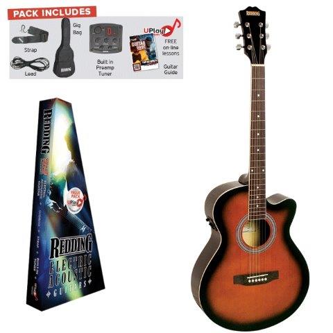 Redding Electric/Acoustic Pack Tobacco Sunburst