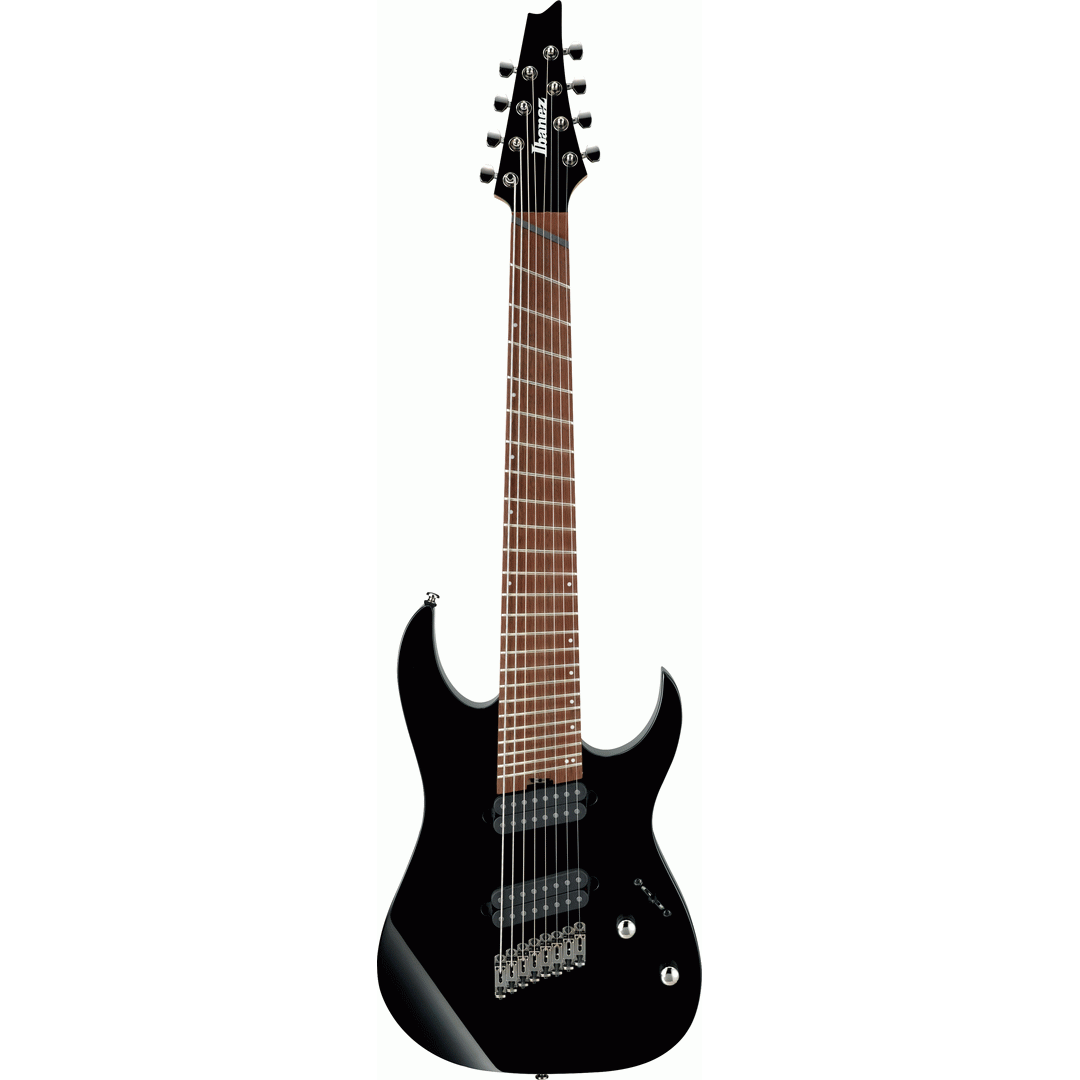 Ibanez RGMS8 BK Electric Guitar