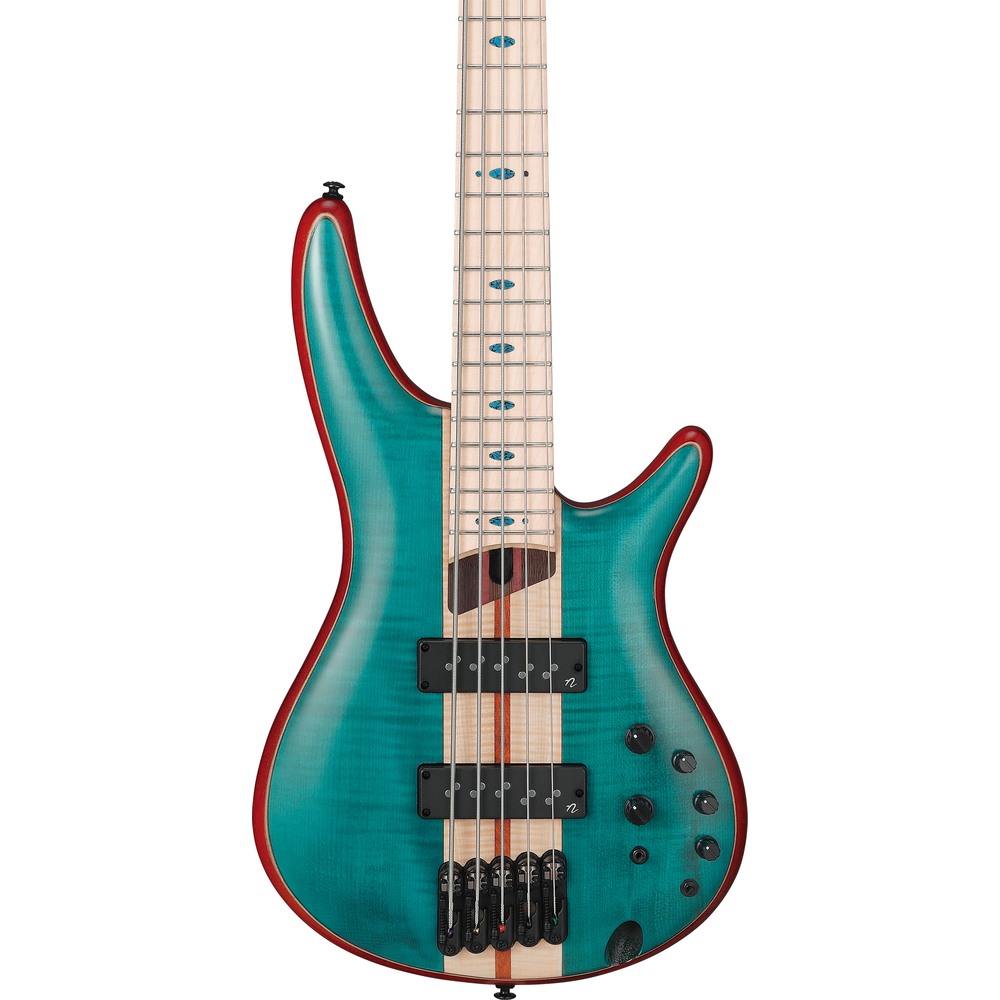 Ibanez SR1425BCGL 5 String Electric Bass Guitar Caribbean Green Low Gloss