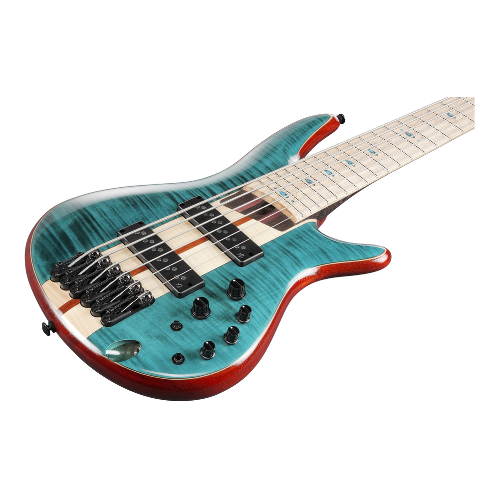 Ibanez SR1426BCGL 6 String Electric Bass Guitar Caribbean Green Low Gloss
