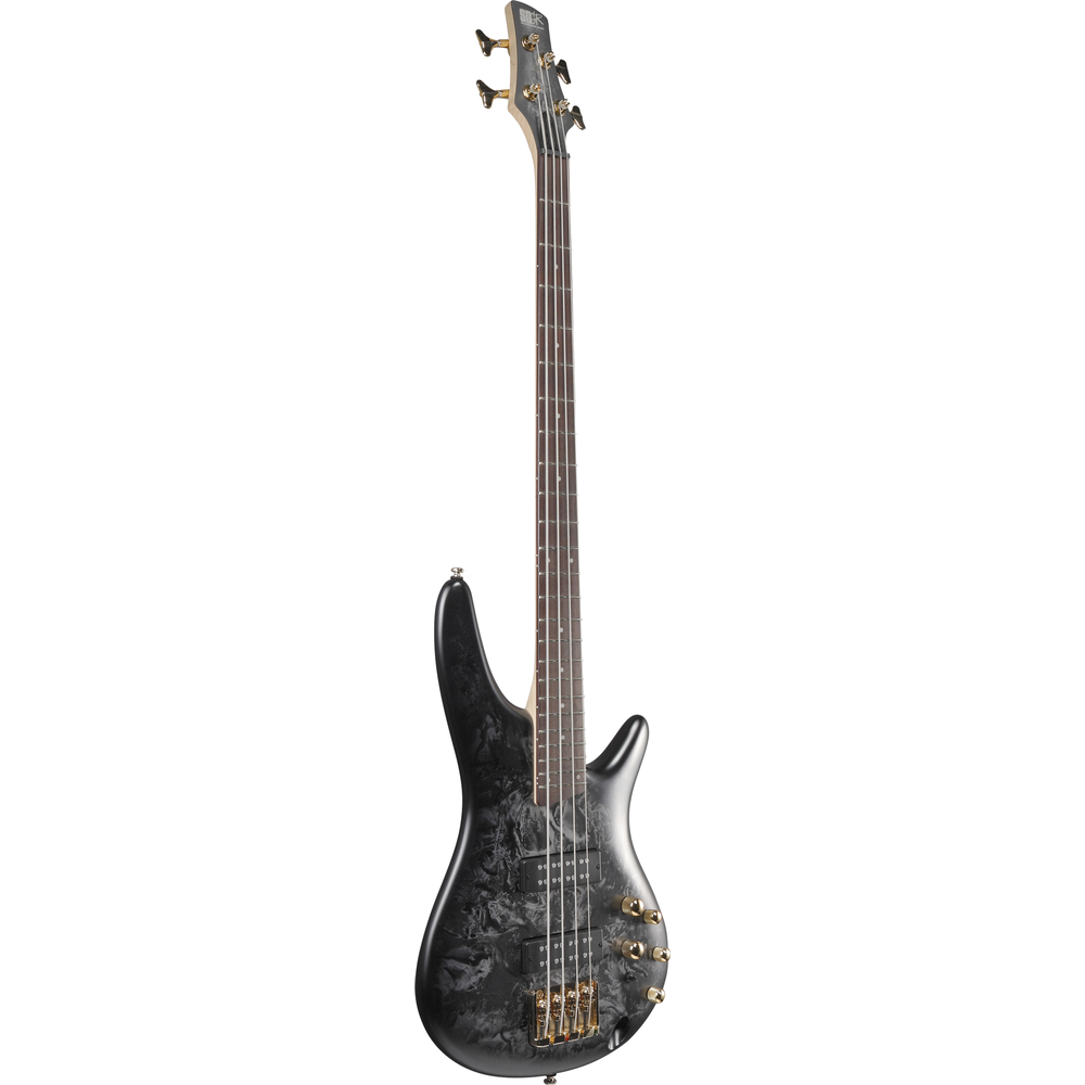 Ibanez SR300EDXBZM 4 String Electric Bass Guitar Black Ice Frozen Matte