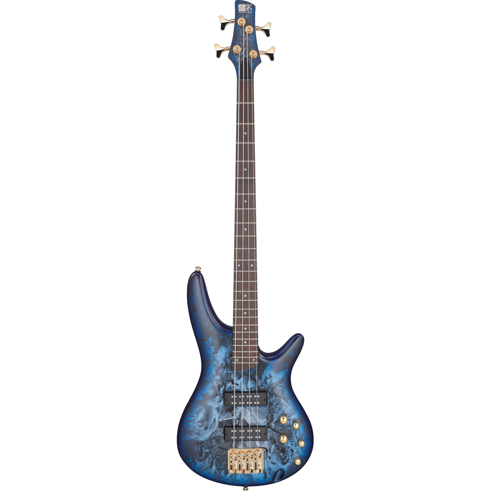 Ibanez SR300EDXCZM 4 String Electric Bass Guitar Cosmic Blue Frozen Matte