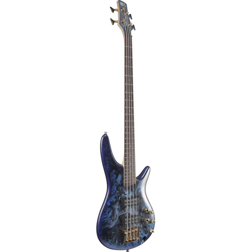 Ibanez SR300EDXCZM 4 String Electric Bass Guitar Cosmic Blue Frozen Matte