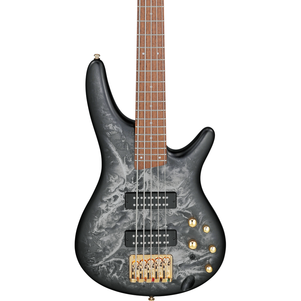 Ibanez SR305EDXBZM 5 String Electric Bass Guitar Black Ice Frozen Matte