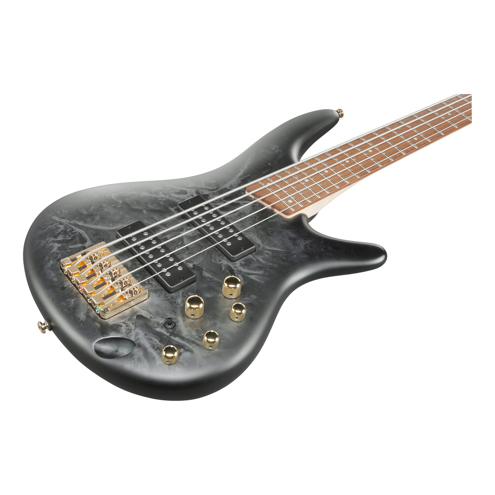 Ibanez SR305EDXBZM 5 String Electric Bass Guitar Black Ice Frozen Matte