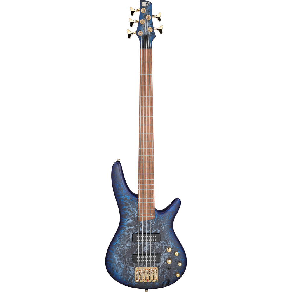 Ibanez SR305EDXCZM 5 String Electric Bass Guitar Cosmic Blue Frozen Matte