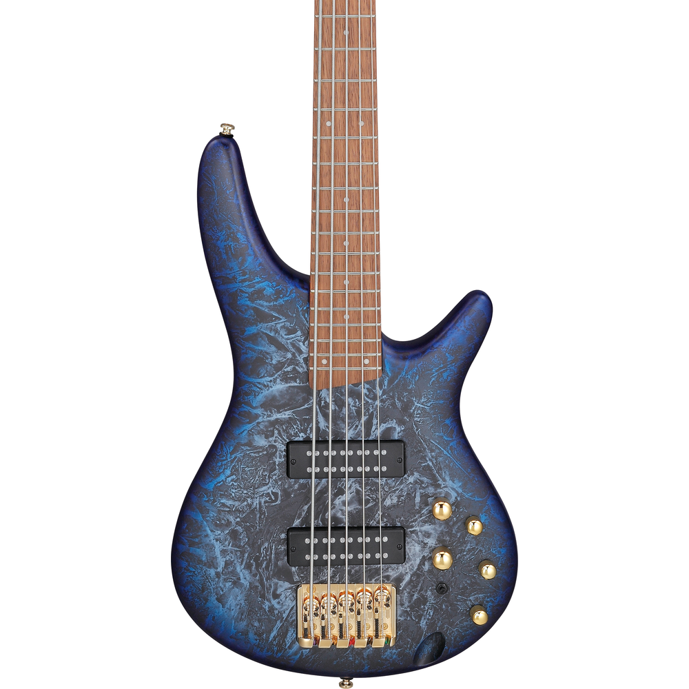Ibanez SR305EDXCZM 5 String Electric Bass Guitar Cosmic Blue Frozen Matte