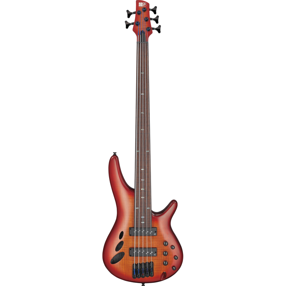 Ibanez SRD905FBTL 5 String Electric Bass Guitar Brown Topaz Burst Low Gloss