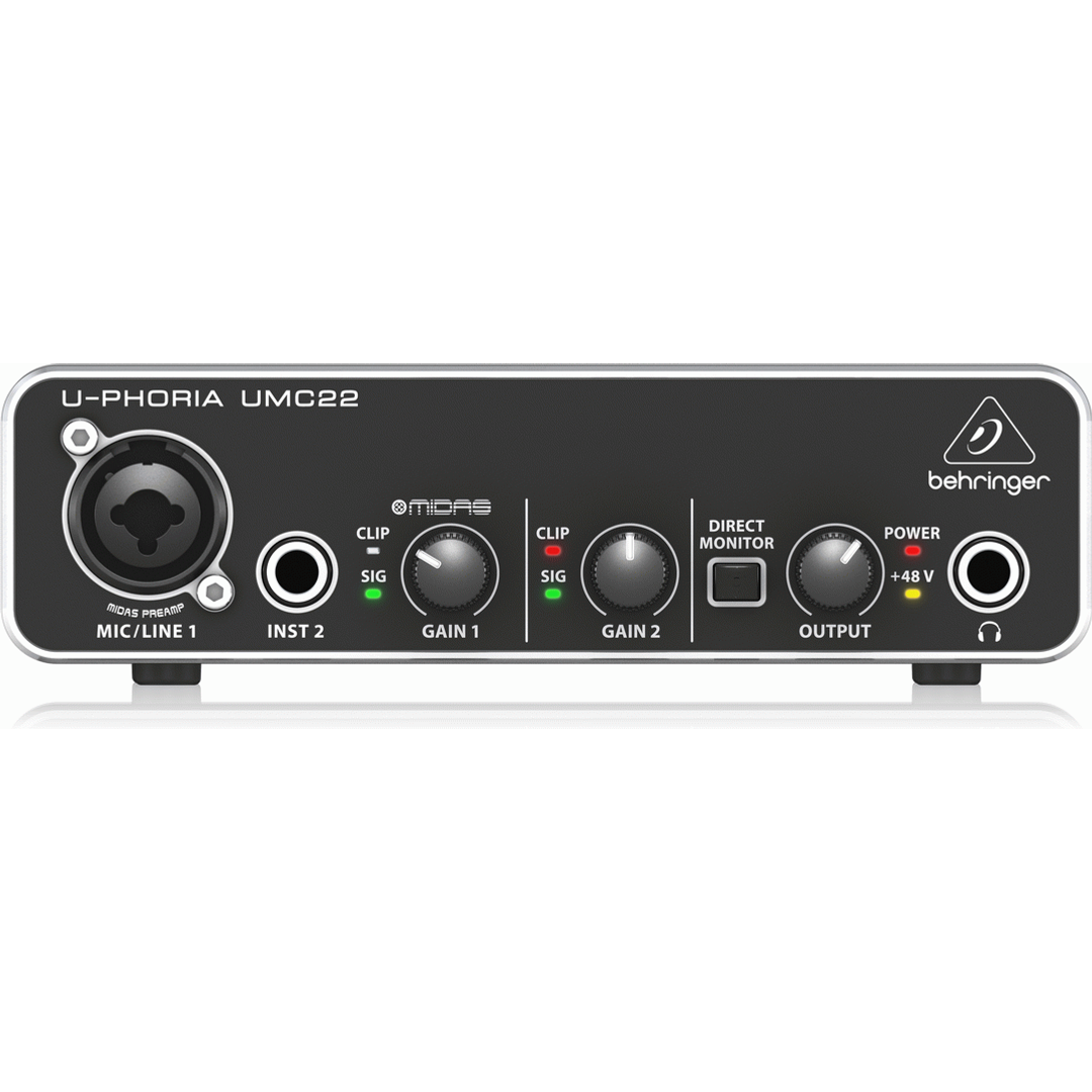 Behringer U-Phoria Umc22 Interface