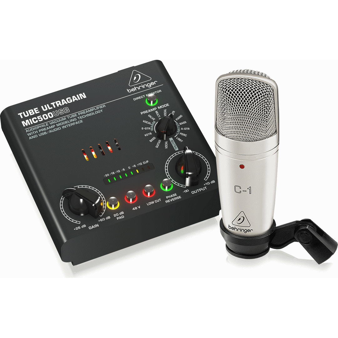 Behringer Voice Studio Recording Bundle