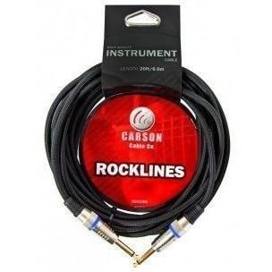 Carson Rocklines Braided Instrument Cable S-S