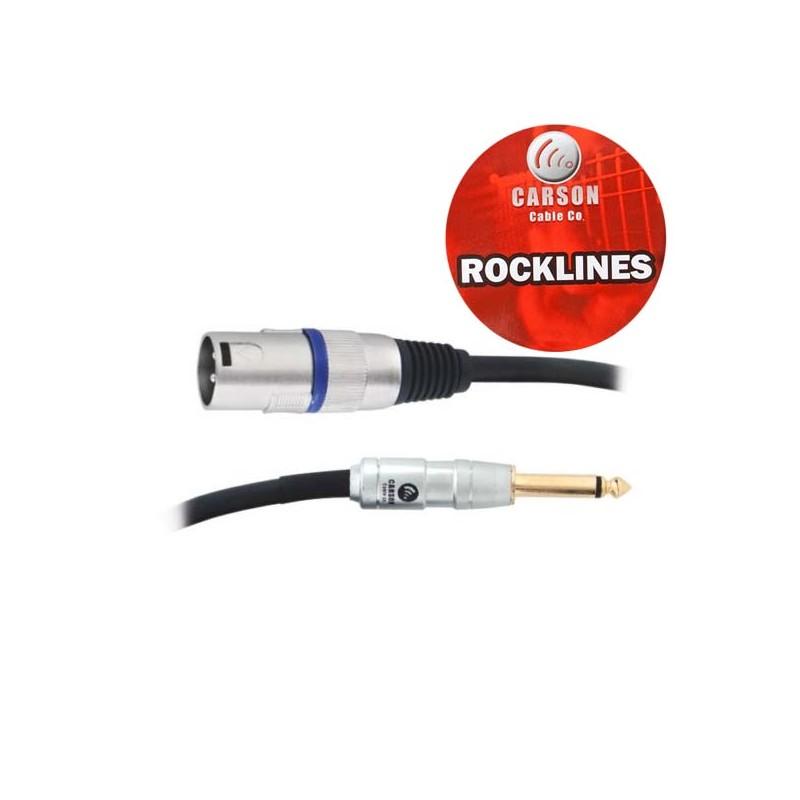 Carson Rocklines ROM10A 10ft XLR to Jack Mic Cable