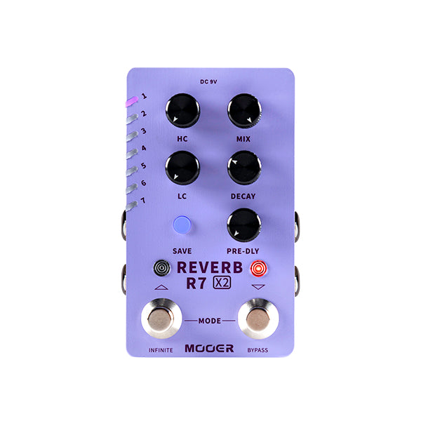 Mooer Stereo Reverb Pedal X2 Series