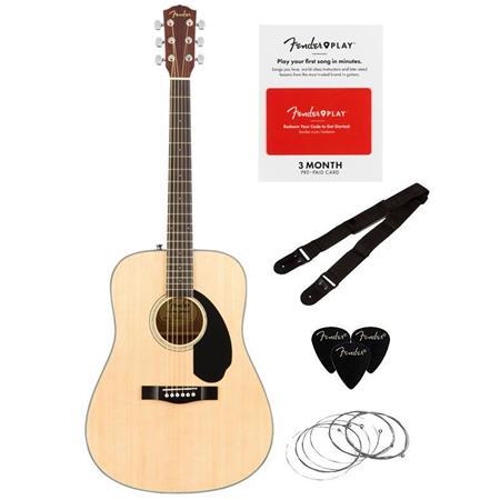 Fender CD-60S Acoustic Guitar V2 Pack Natural