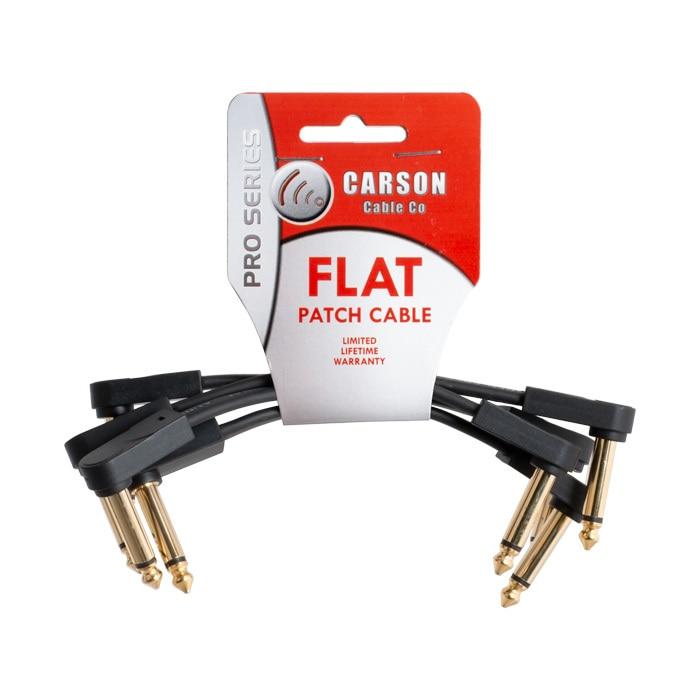 Carson Pro Series FLAT4PK 6 Inch Flat Patch Cable 4 Pack