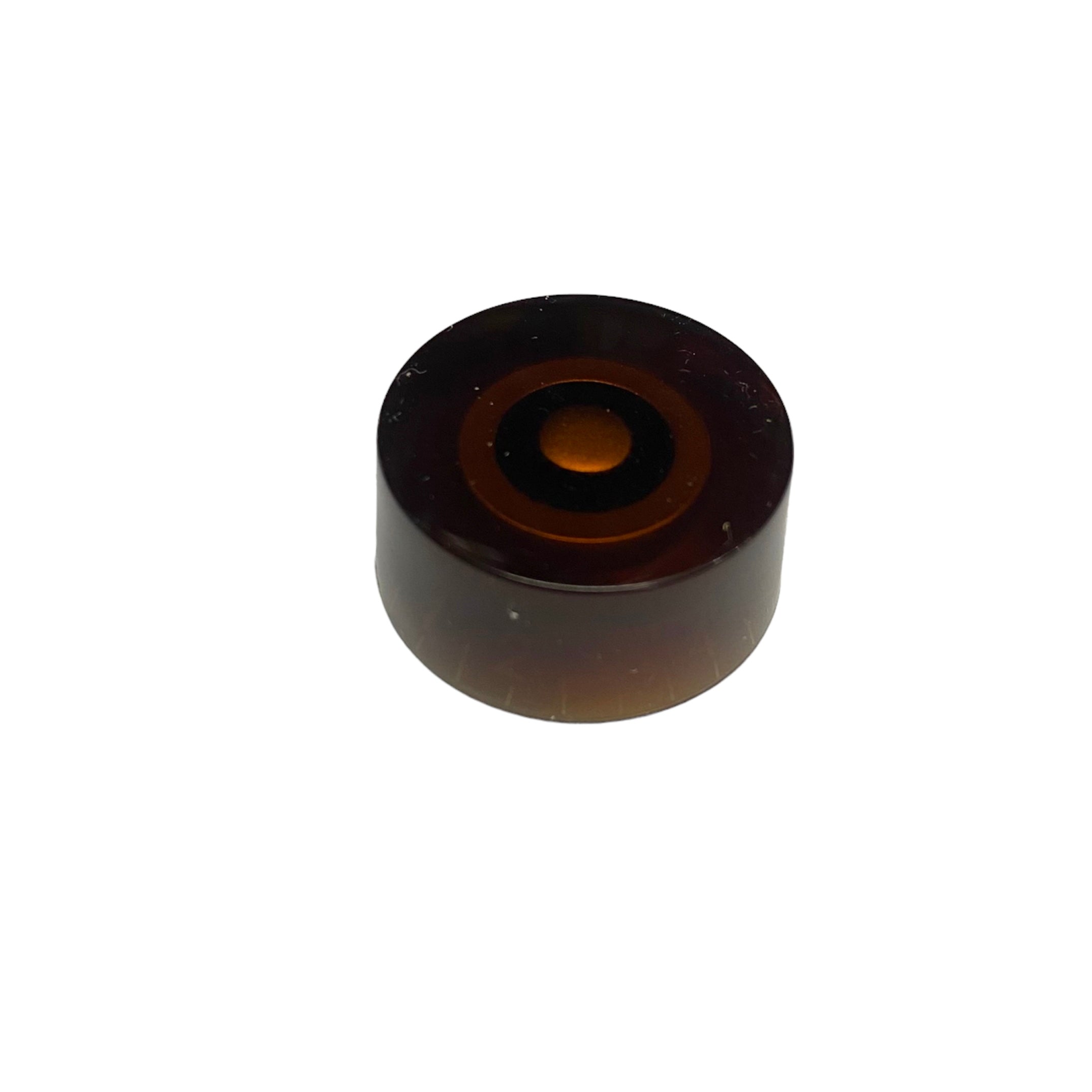Knob - LP Speed Style - Dark Amber/White