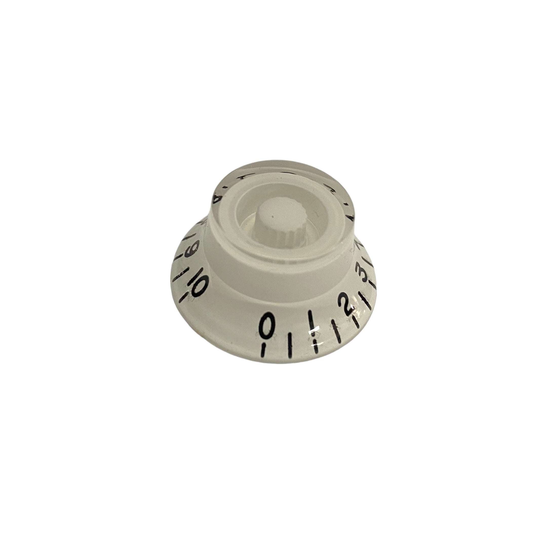 Knob - LP Tapered Style - White/Black