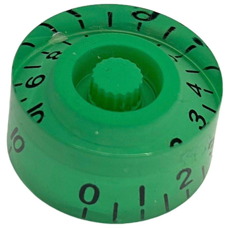 Knob - LP Speed Style - Green/Black