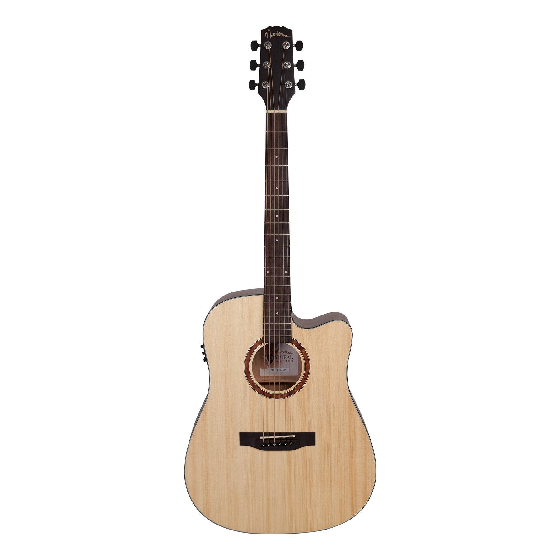 Martinez Natural Series MNDC-15S Solid Spruce Top Dreadnaught